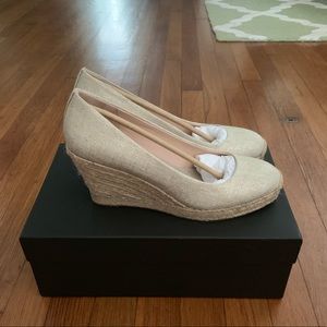 J Crew Seville Espadrille Wedges size 9